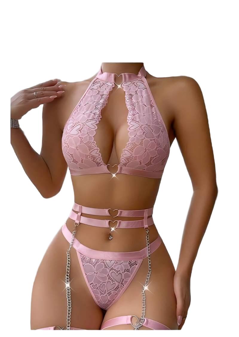 Lingerie - Set Lingerie Seksi Push Up dengan
