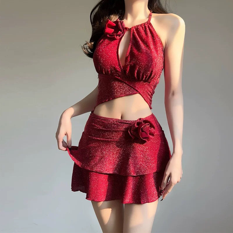 Swimwear - Set Bikini 2 Potong Wanita Gaya