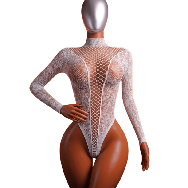 Lingerie - 1 x Baju bodysuit seksi—desain potongan