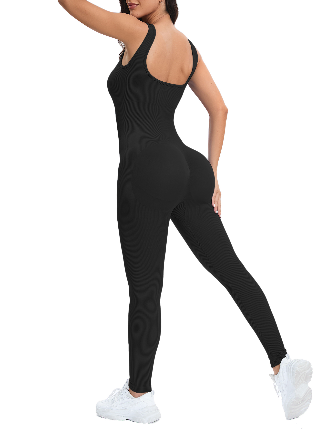 Jumpsuit Seamless Wanita untuk - Seamless Ribbed Workout Tank Top ulasan dan harga