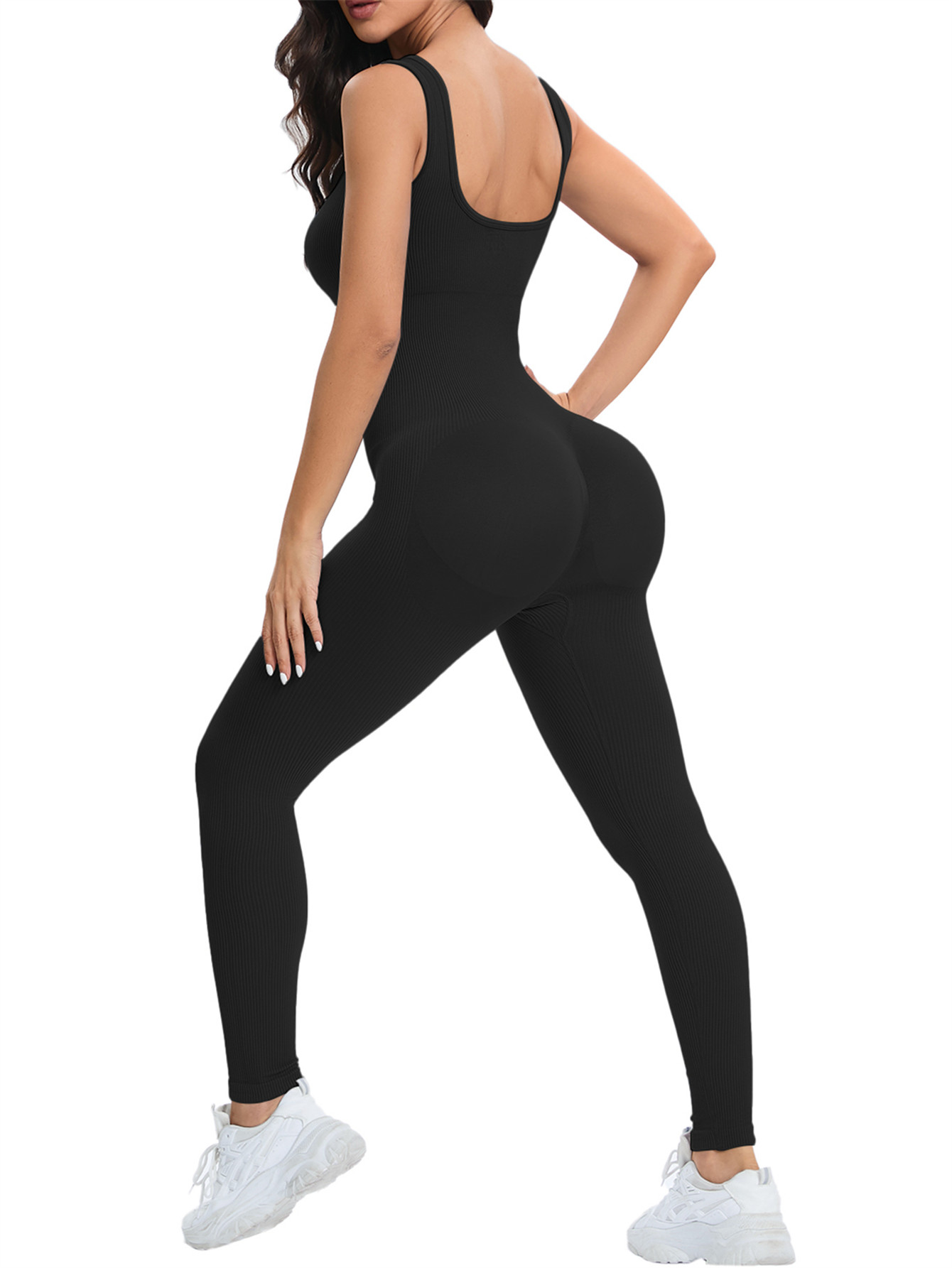 Jumpsuit Seamless Wanita untuk - Seamless Ribbed Workout Tank Top ulasan dan harga