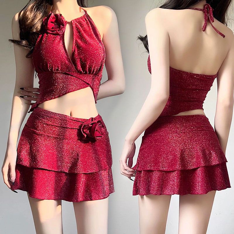 Set Bikini 2 Potong Wanita Gay - Swimwear ulasan dan harga