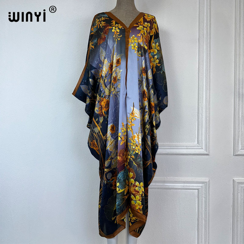 WINYI 2023 Gaun Maxi Panjang W - Boho Summer Beach Maxi Dress ulasan dan harga