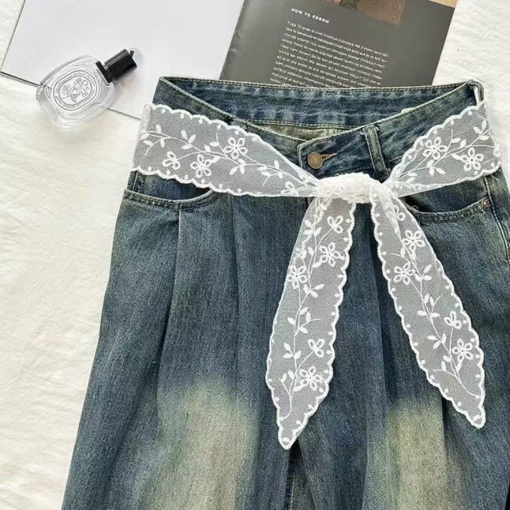 Sabuk Renda Putih Manis untuk  - Jeans ulasan dan harga