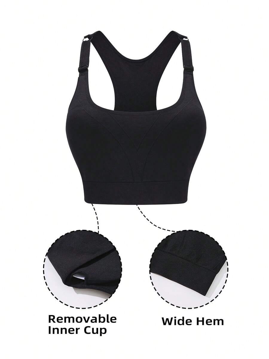 1Pcs Tank Top Olahraga Hitam P - Seamless Ribbed Workout Tank Top ulasan dan harga