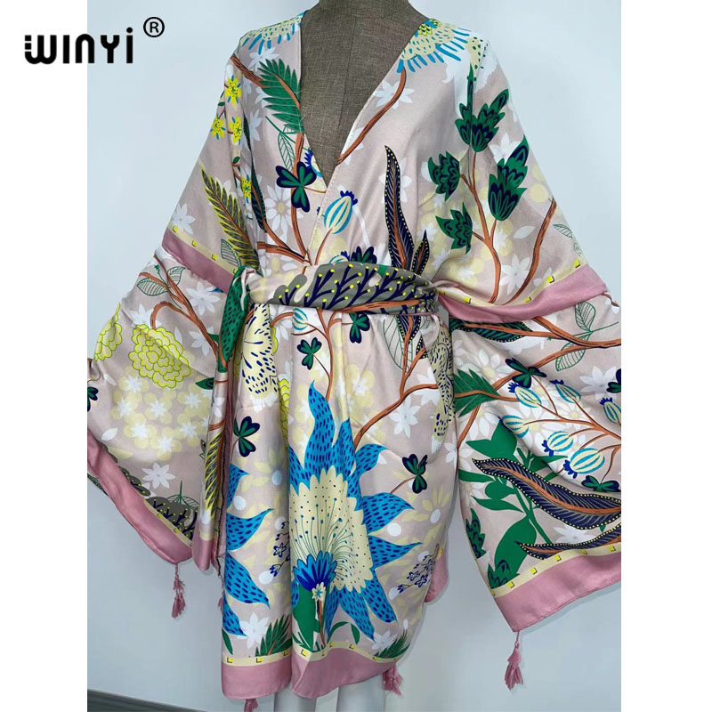Gaun Musim Gugur WINYI untuk W - Boho Summer Beach Maxi Dress ulasan dan harga