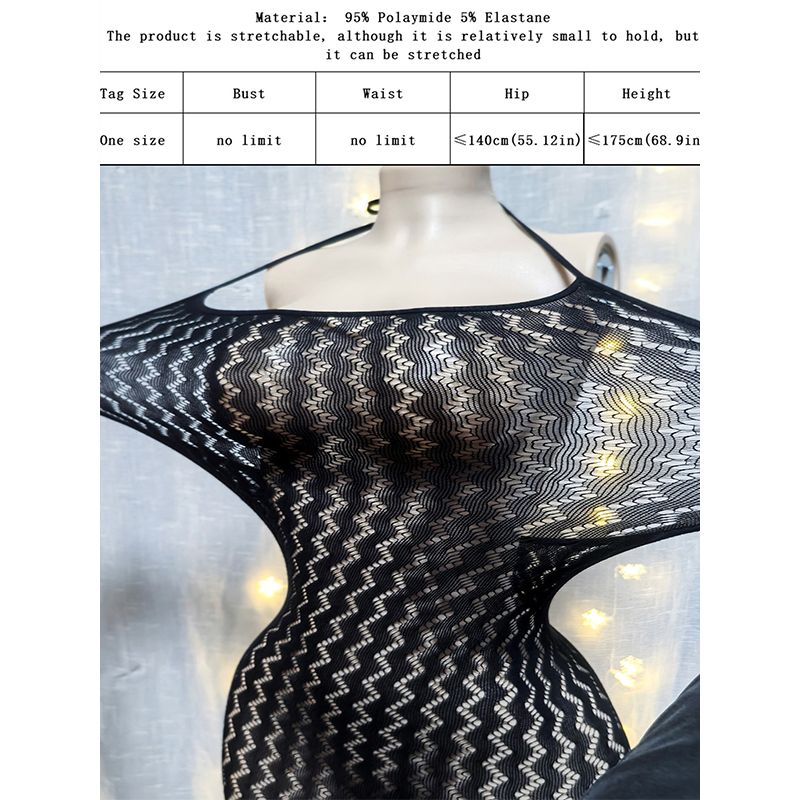 Gaun Pantai Jaring Wanita, Mod - Sexy Mesh Sheer Bodycon Dress ulasan dan harga