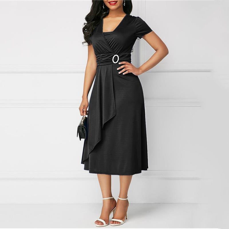 We.Fine Dress Gaun Pesta Midi  - French Vintage Floral Midi Dress ulasan dan harga
