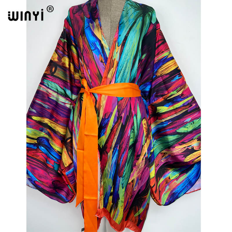 WINYI Elegan Pantai Bikini Wan - Boho Summer Beach Maxi Dress ulasan dan harga
